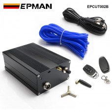 EPMAN Electric Controller Box+Wireless +2 Remote+Vacuum Hose For Exhaust Catback Downpipe Cut out Vlave EPCUT002B